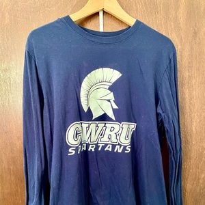 CWRU Nike Long sleeve Blue shirt